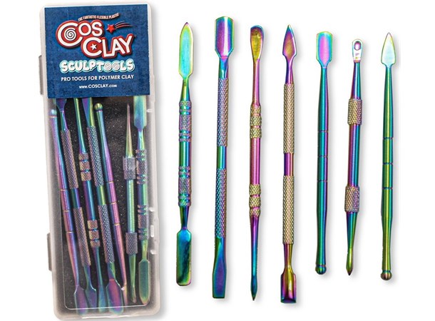 Anodized Steel Sculpting Set Cosclay