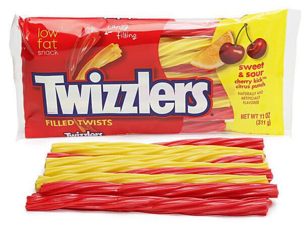 Twizzlers Filled Twists Sweet & Sour 312g